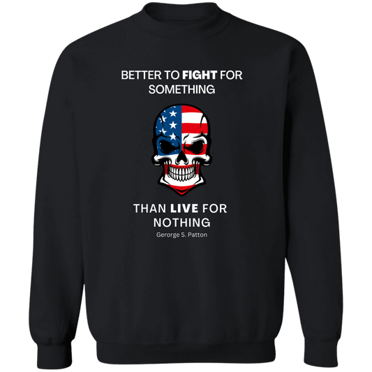 Better To Fight / Circle / White /Pullover Crewneck Sweatshirt 8 oz (Closeout)