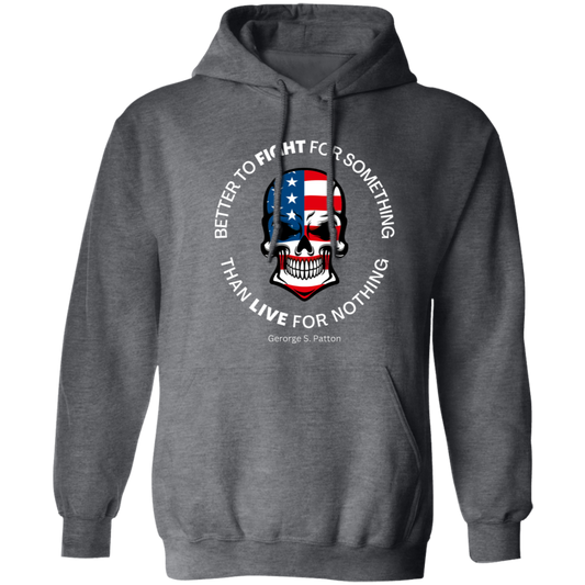 Better To Fight / Circle / White / Pullover Hoodie 8 oz (Closeout)