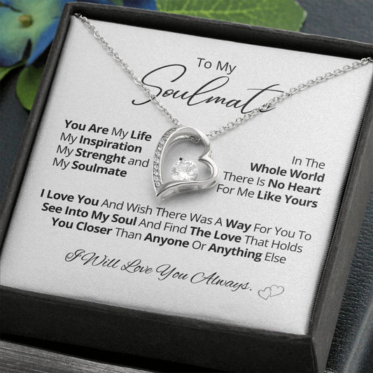To My Soulmate / Forever Love Necklace